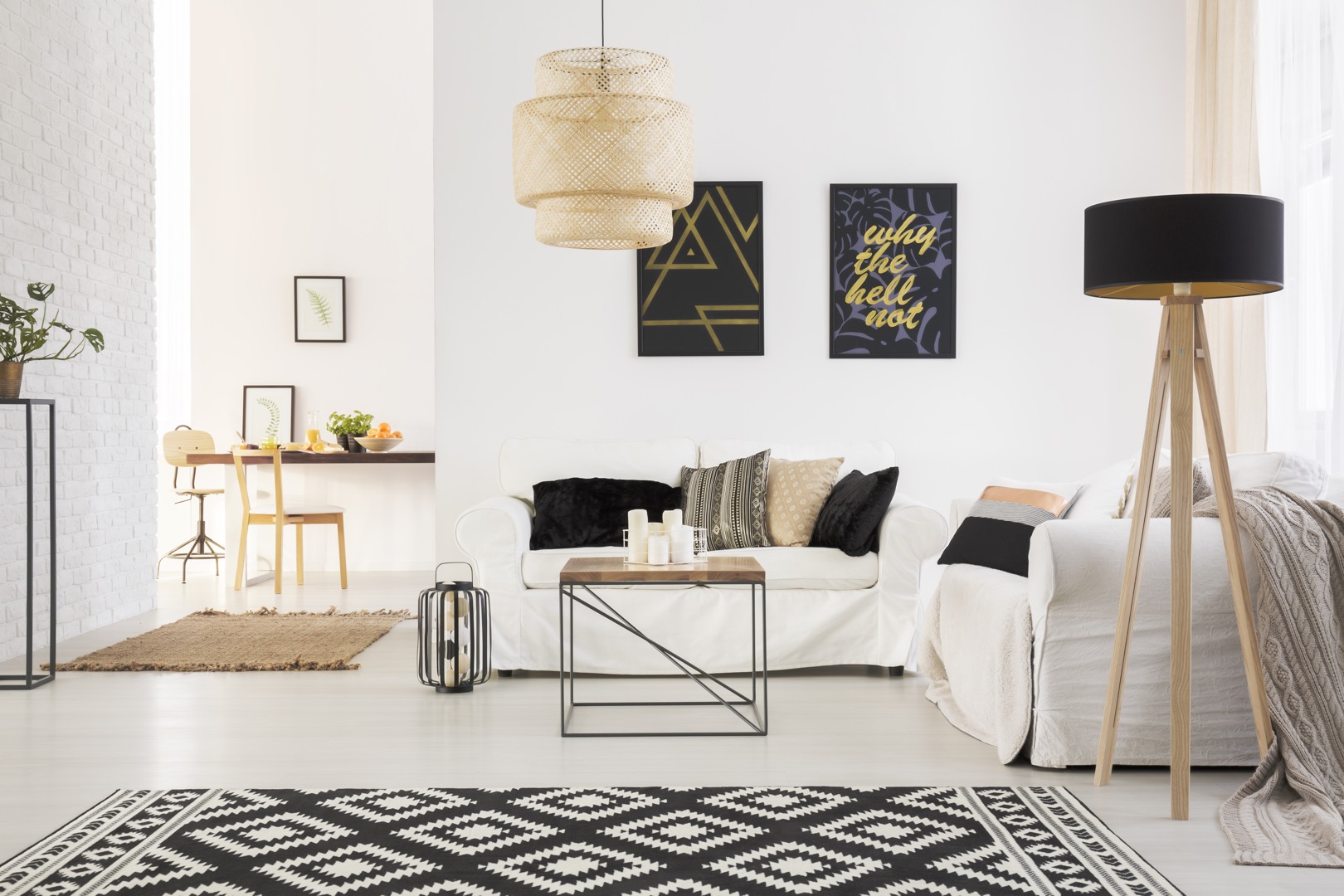 Stylish loft with sofa Ample Modern Loft