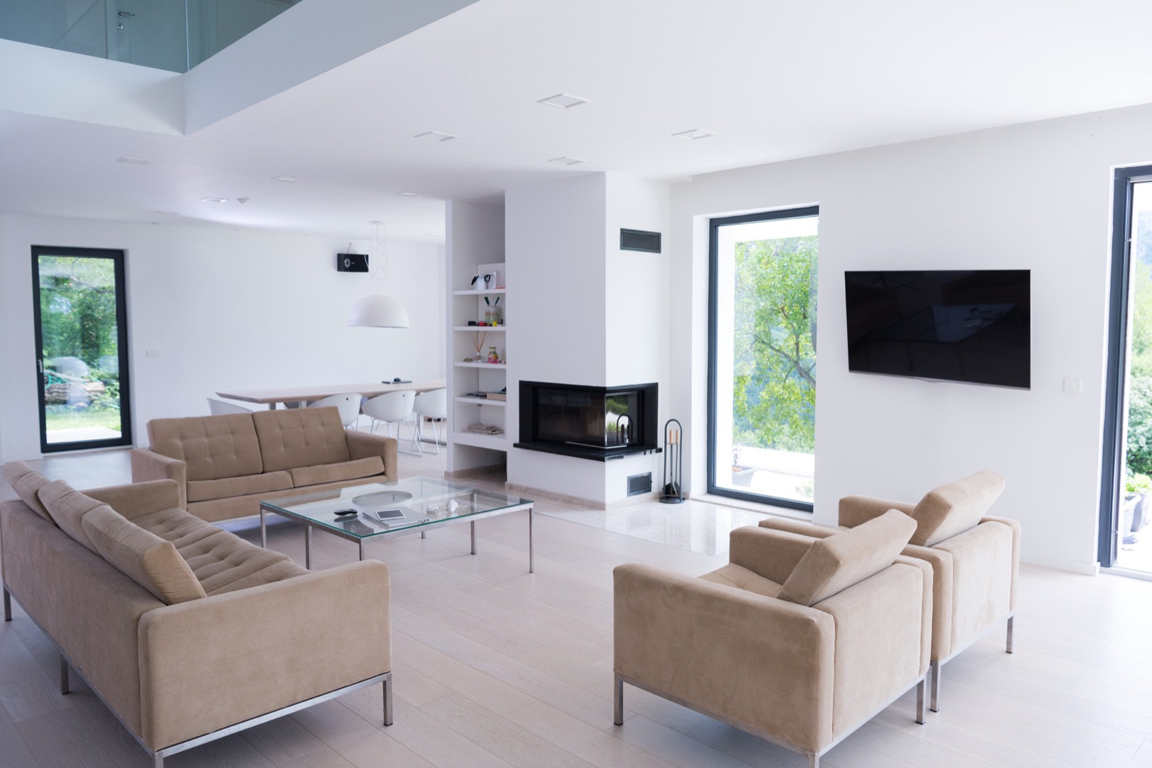 luxury living room Ample Modern Loft